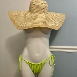 Brand New Forever 21 Neon Green Bikini Bottoms